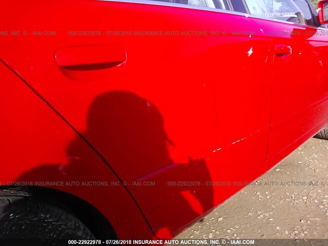 WAUDF78E86A180708 - 2006 AUDI A4 2.0T QUATTRO RED photo 6