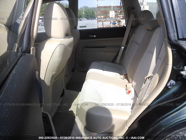 JF1SG65693H709221 - 2003 SUBARU FORESTER 2.5XS მწვანე ფოტო 8