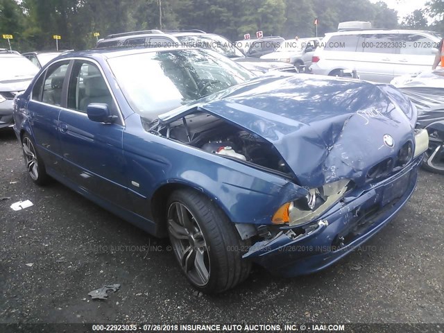 WBADT43473GY98832 - 2003 BMW 525 I AUTOMATIC BLUE photo 1
