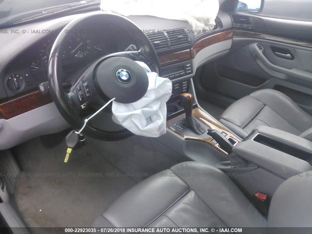 WBADT43473GY98832 - 2003 BMW 525 I AUTOMATIC BLUE photo 5