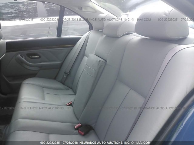 WBADT43473GY98832 - 2003 BMW 525 I AUTOMATIC BLUE photo 8