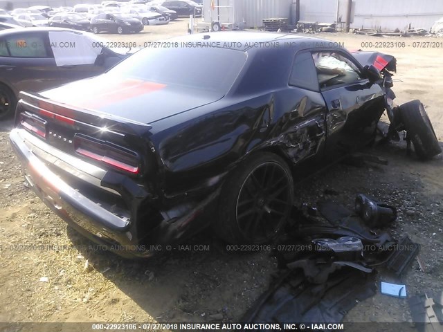 2C3CDZAGXFH730864 - 2015 DODGE CHALLENGER SXT BLACK photo 4