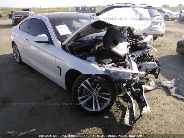 WBA4W5C57JAA49499 - 2018 BMW 430XI WHITE photo 1