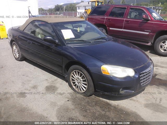 1C3EL55R94N337037 - 2004 CHRYSLER SEBRING LXI BLACK photo 1