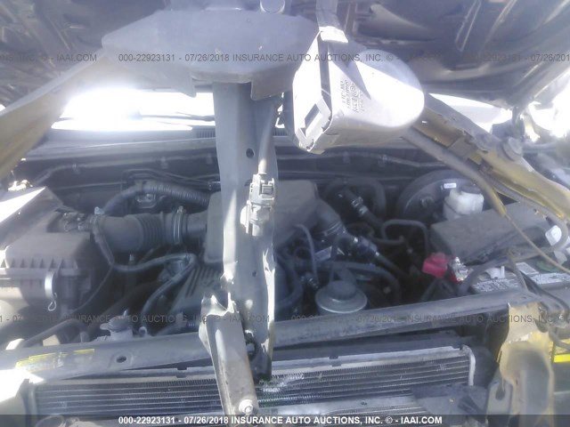 5TFJX4GN1EX030292 - 2014 TOYOTA TACOMA DOUBLE CAB 灰色 照片 10