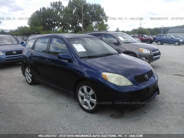 2T1KY32E04C279456 - 2004 TOYOTA COROLLA MATRIX XRS Dark Blue photo 1