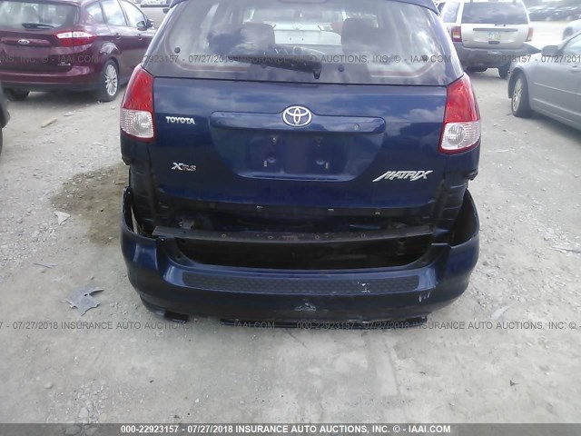2T1KY32E04C279456 - 2004 TOYOTA COROLLA MATRIX XRS Dark Blue photo 6