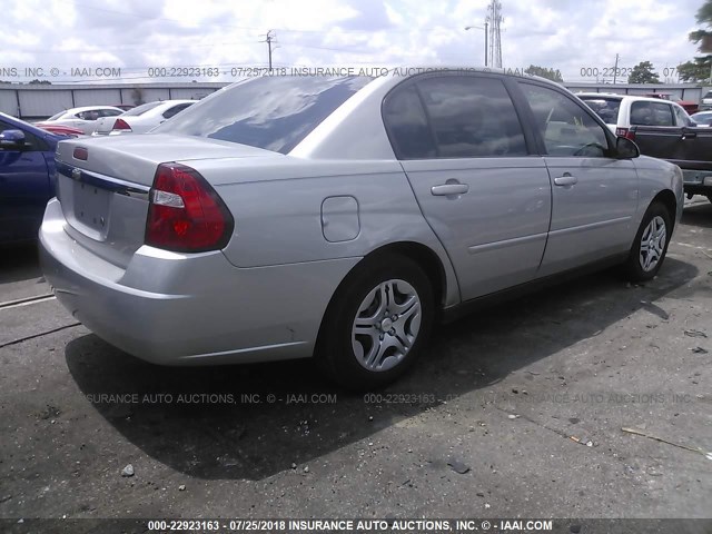 1G1ZS58F18F120155 - 2008 CHEVROLET MALIBU LS GRAY photo 4
