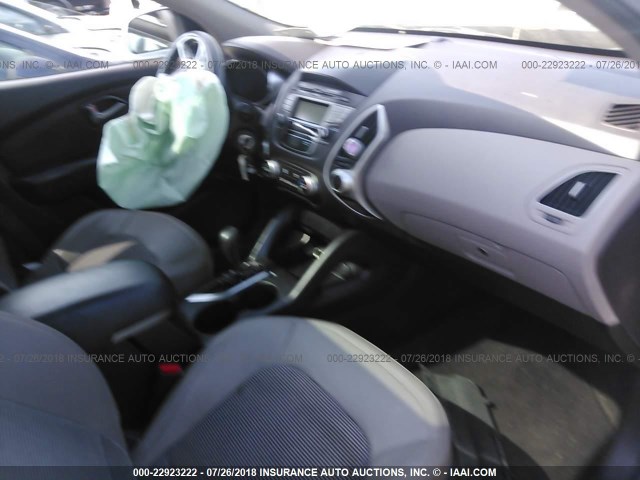 KM8JU3AC8BU129159 - 2011 HYUNDAI TUCSON GLS/LIMITED 蓝色 照片 5