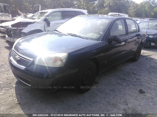 1G1ZS58F37F106577 - 2007 CHEVROLET MALIBU LS 深蓝色 照片 2