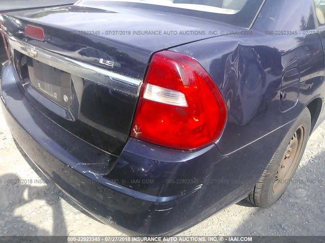1G1ZS58F37F106577 - 2007 CHEVROLET MALIBU LS 深蓝色 照片 6