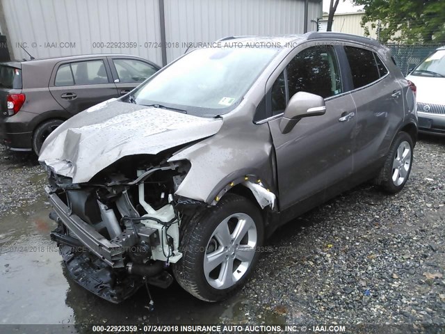 KL4CJFSB8FB133320 - 2015 BUICK ENCORE CONVENIENCE 棕色 照片 2
