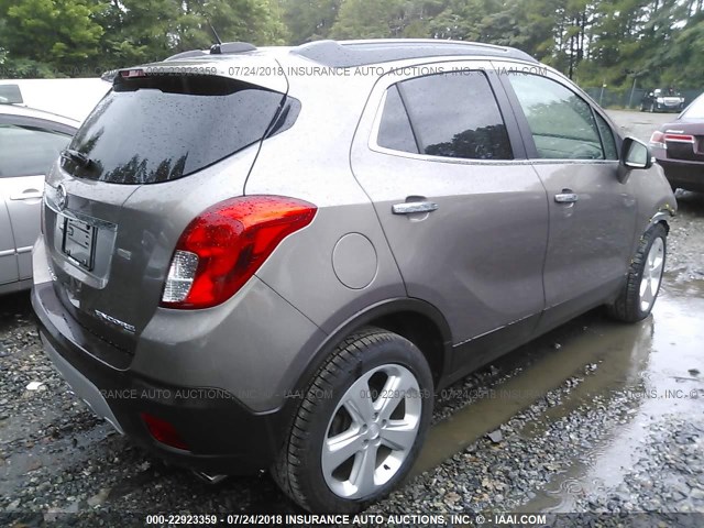 KL4CJFSB8FB133320 - 2015 BUICK ENCORE CONVENIENCE 棕色 照片 4