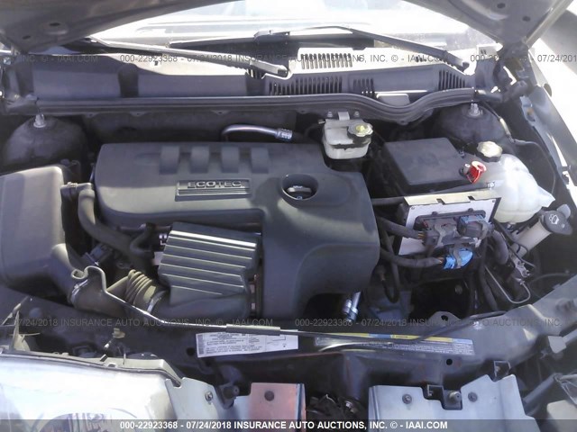 1G8AL58F06Z198241 - 2006 SATURN ION LEVEL 3 GRAY photo 10