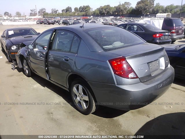 1G8AL58F06Z198241 - 2006 SATURN ION LEVEL 3 GRAY photo 3