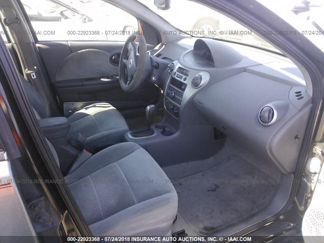 1G8AL58F06Z198241 - 2006 SATURN ION LEVEL 3 GRAY photo 5