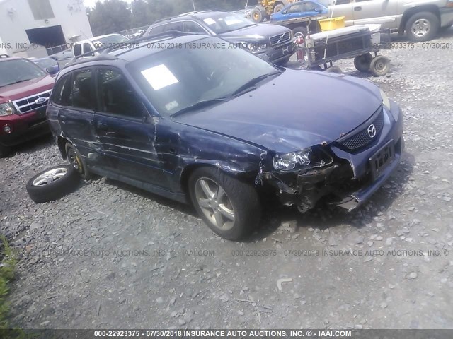JM1BJ246031184130 - 2003 MAZDA PROTEGE PR5 蓝色 照片 1