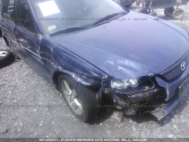 JM1BJ246031184130 - 2003 MAZDA PROTEGE PR5 蓝色 照片 6