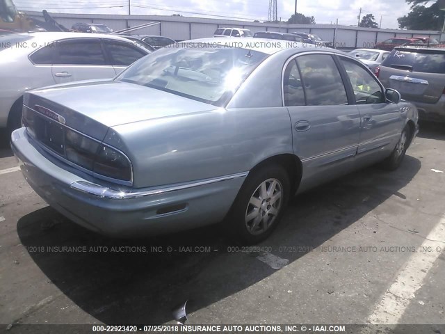 1G4CW54K954102123 - 2005 BUICK PARK AVENUE  BLUE photo 4