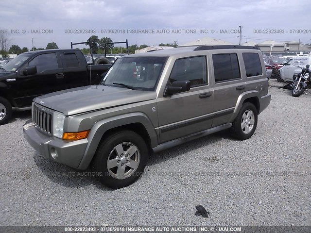 1J8HG48N06C237707 - 2006 JEEP COMMANDER 棕色 照片 2