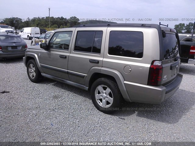 1J8HG48N06C237707 - 2006 JEEP COMMANDER 棕色 照片 3