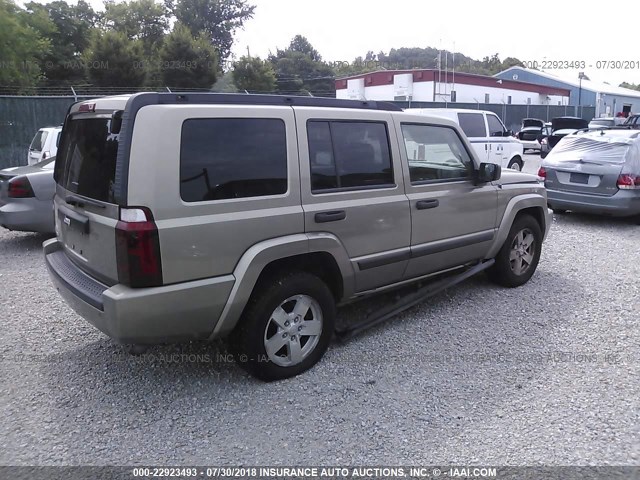 1J8HG48N06C237707 - 2006 JEEP COMMANDER 棕色 照片 4