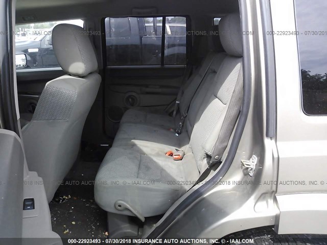 1J8HG48N06C237707 - 2006 JEEP COMMANDER 棕色 照片 8
