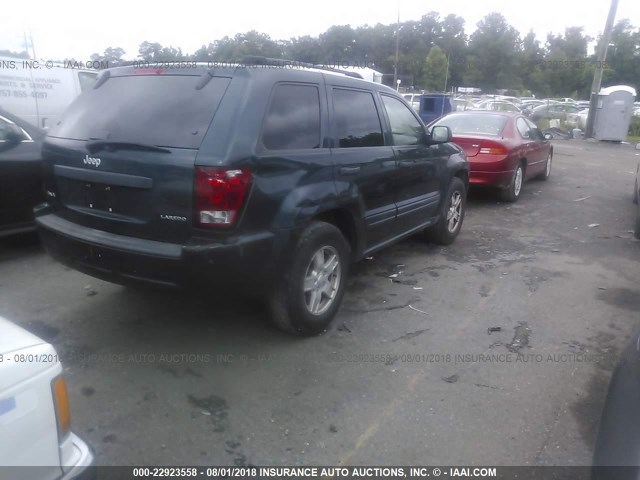 1J4GR48K35C556434 - 2005 JEEP GRAND CHEROKEE LAREDO/COLUMBIA/FREEDOM 绿色 照片 4