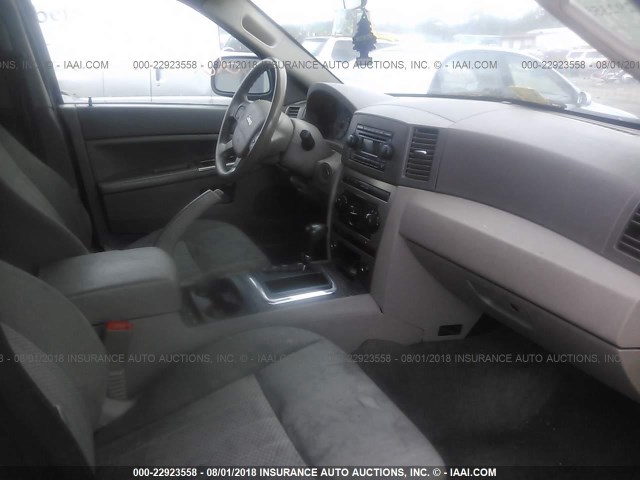 1J4GR48K35C556434 - 2005 JEEP GRAND CHEROKEE LAREDO/COLUMBIA/FREEDOM 绿色 照片 5