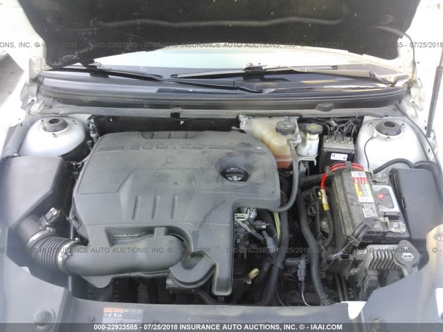 1G1ZC5EU4BF182110 - 2011 CHEVROLET MALIBU 1LT 白色 照片 10