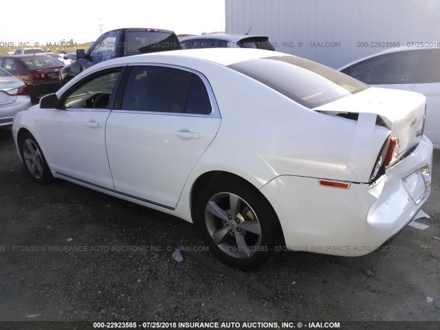 1G1ZC5EU4BF182110 - 2011 CHEVROLET MALIBU 1LT 白色 照片 3