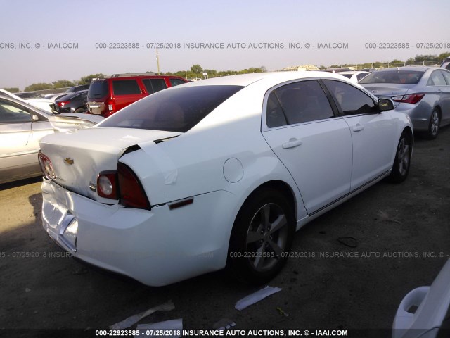 1G1ZC5EU4BF182110 - 2011 CHEVROLET MALIBU 1LT 白色 照片 4