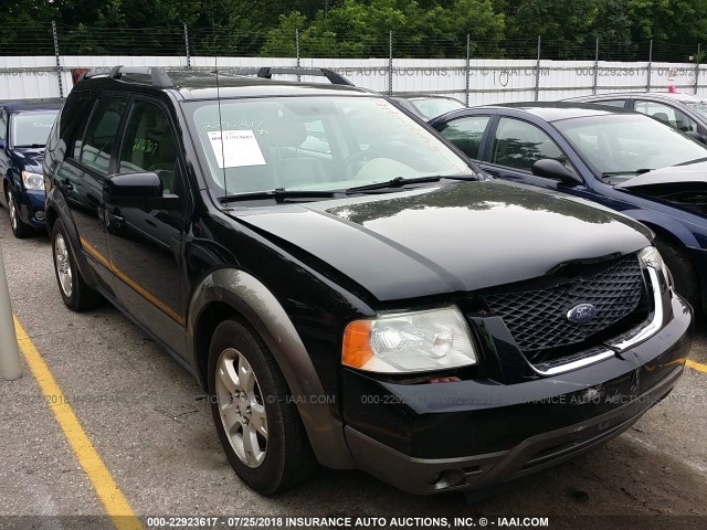 1FMDK05176GA53206 - 2006 FORD FREESTYLE SEL BLACK photo 1