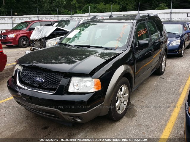 1FMDK05176GA53206 - 2006 FORD FREESTYLE SEL BLACK photo 2