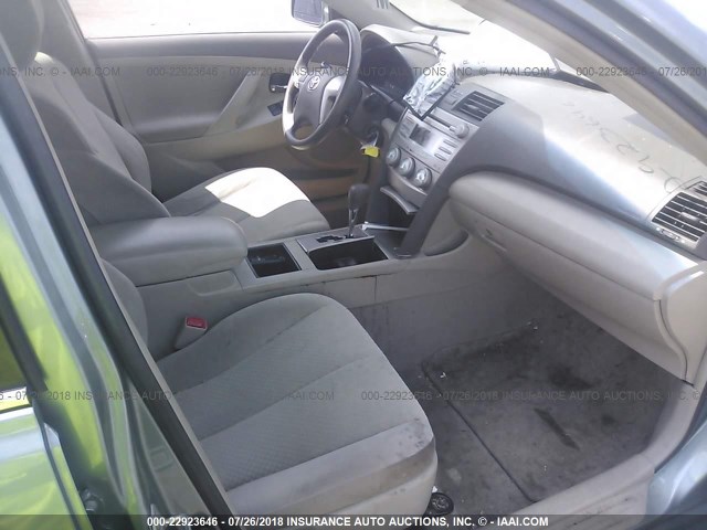 4T1BE46K79U825674 - 2009 TOYOTA CAMRY SE/LE/XLE Light Blue photo 5