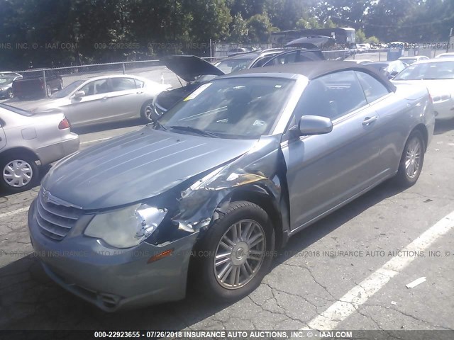 1C3LC55D79N544352 - 2009 CHRYSLER SEBRING TOURING GRAY photo 2