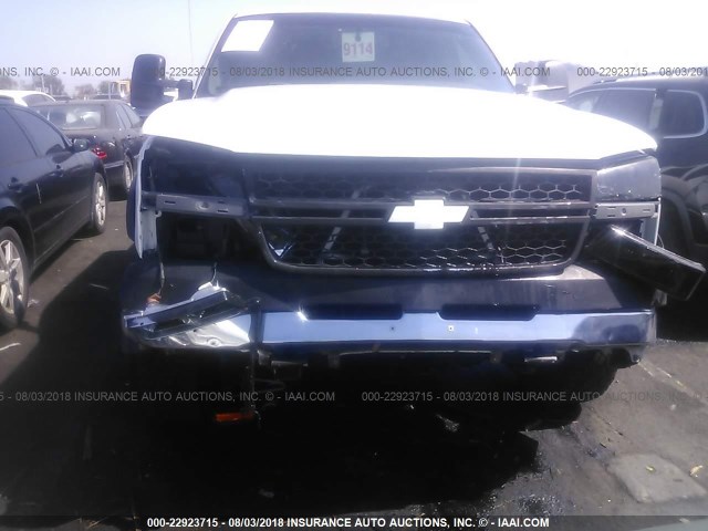 1GCHC23235F968908 - 2005 CHEVROLET SILVERADO C2500 HEAVY DUTY WHITE photo 6