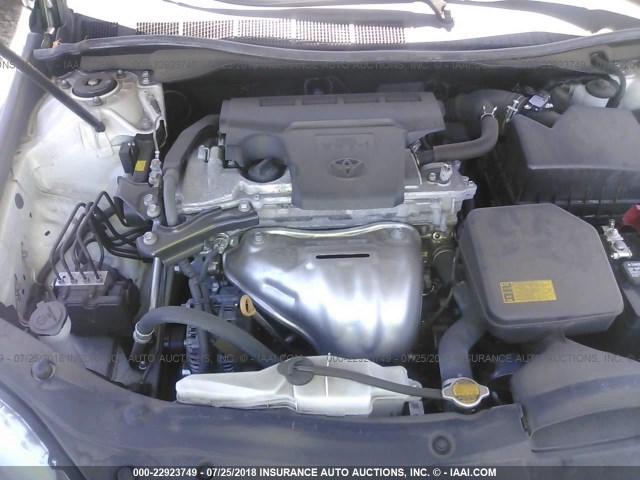 4T1BF1FK1FU931481 - 2015 TOYOTA CAMRY LE/XLE/SE/XSE 白色 照片 10