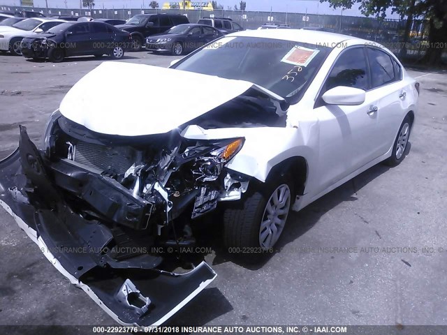 1N4AL3APXGN352823 - 2016 NISSAN ALTIMA 2.5/S/SV/SL/SR WHITE photo 2