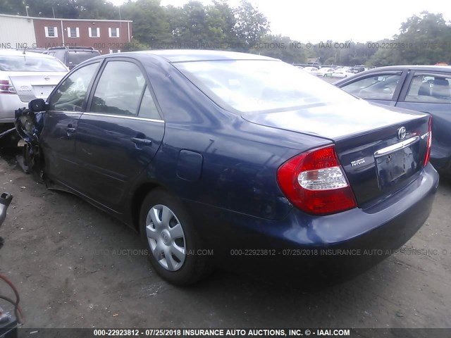 4T1BE32K84U373789 - 2004 TOYOTA CAMRY LE/XLE/SE Mavi foto 3