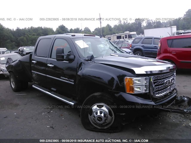 1GT426C80CF113254 - 2012 GMC SIERRA K3500 DENALI BLACK photo 1