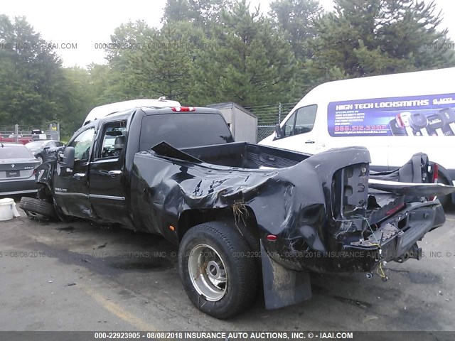 1GT426C80CF113254 - 2012 GMC SIERRA K3500 DENALI BLACK photo 3