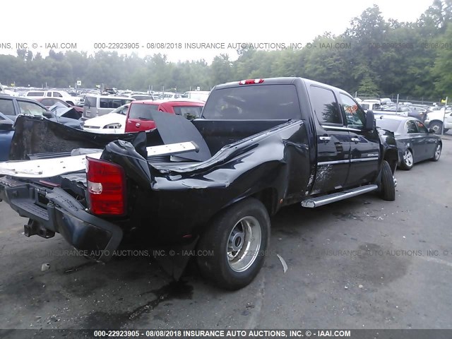 1GT426C80CF113254 - 2012 GMC SIERRA K3500 DENALI BLACK photo 4