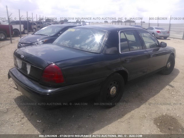 2FAHP71V68X164969 - 2008 FORD CROWN VICTORIA POLICE INTERCEPTOR BLACK photo 4