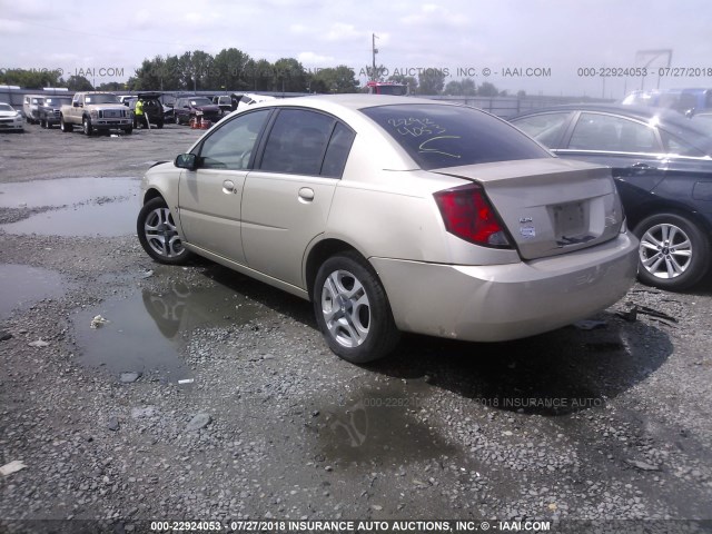 1G8AL52F04Z176682 - 2004 SATURN ION LEVEL 3 GOLD photo 3