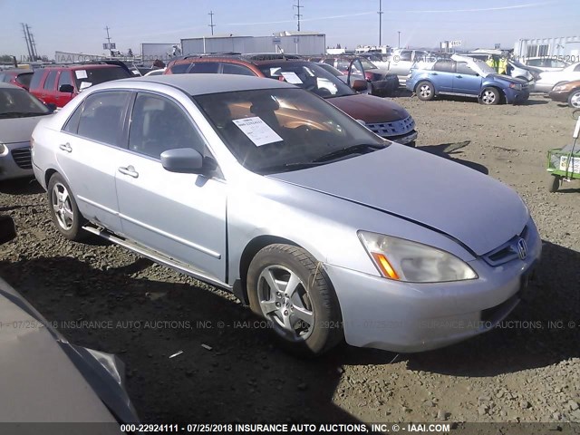 JHMCN36445C004387 - 2005 HONDA ACCORD HYBRID SILVER photo 1