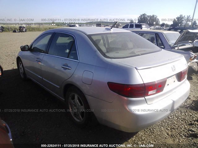 JHMCN36445C004387 - 2005 HONDA ACCORD HYBRID SILVER photo 3