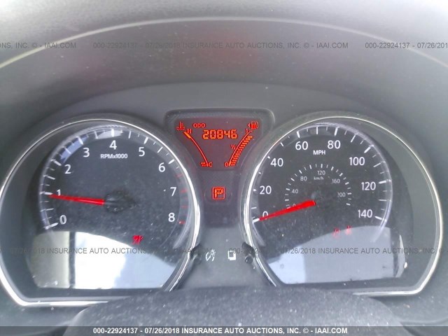 3N1CE2CP4FL438098 - 2015 NISSAN VERSA NOTE S/S PLUS/SV/SL/SR RED photo 7