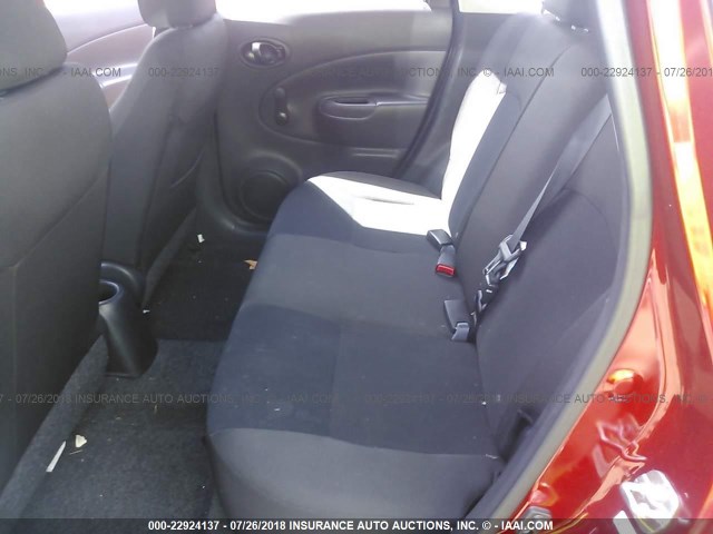 3N1CE2CP4FL438098 - 2015 NISSAN VERSA NOTE S/S PLUS/SV/SL/SR RED photo 8