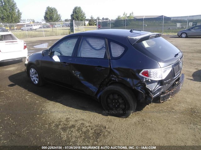 JF1GH61699G813148 - 2009 SUBARU IMPREZA 2.5I GRAY photo 3